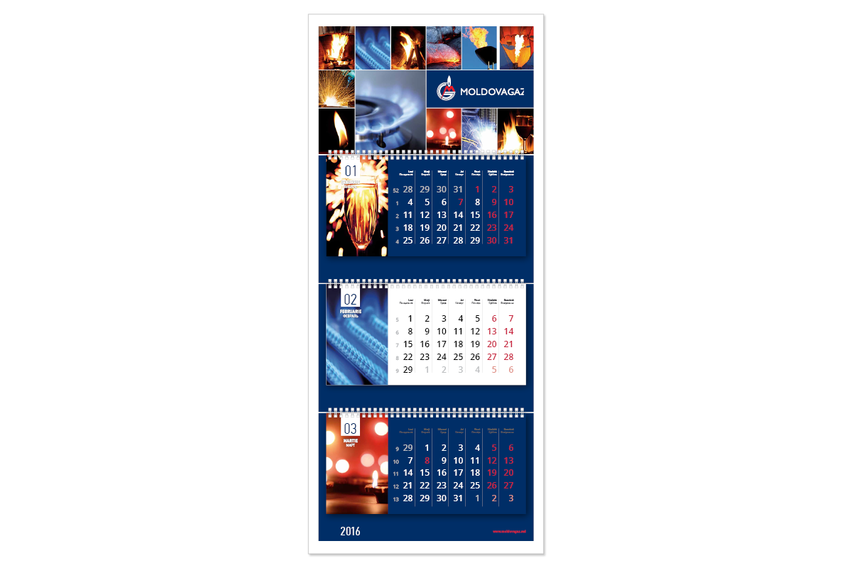 Calendar de perete 2016